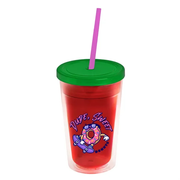 16 oz Double-Wall Insulated Transparent Tumblers... from ASI 40480 Koozie Group