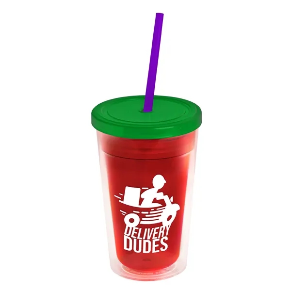 16 oz Double-Wall Insulated Transparent Tumblers... from ASI 40480 Koozie Group