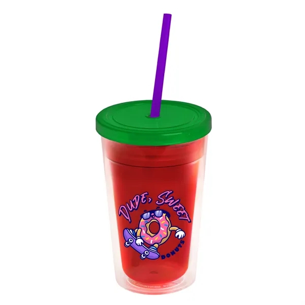 16 oz Double-Wall Insulated Transparent Tumblers... from ASI 40480 Koozie Group