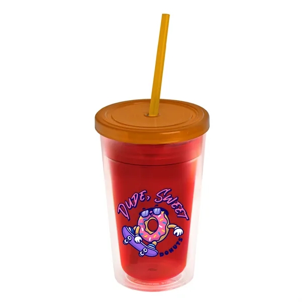 16 oz Double-Wall Insulated Transparent Tumblers... from ASI 40480 Koozie Group