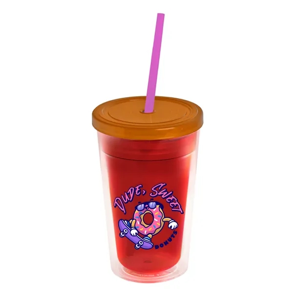 16 oz Double-Wall Insulated Transparent Tumblers... from ASI 40480 Koozie Group