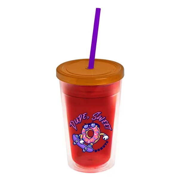 16 oz Double-Wall Insulated Transparent Tumblers... from ASI 40480 Koozie Group