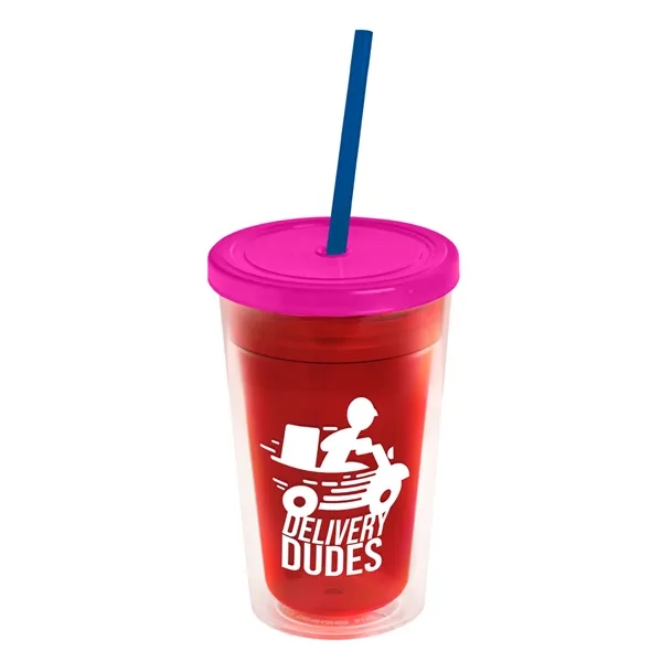 16 oz Double-Wall Insulated Transparent Tumblers... from ASI 40480 Koozie Group