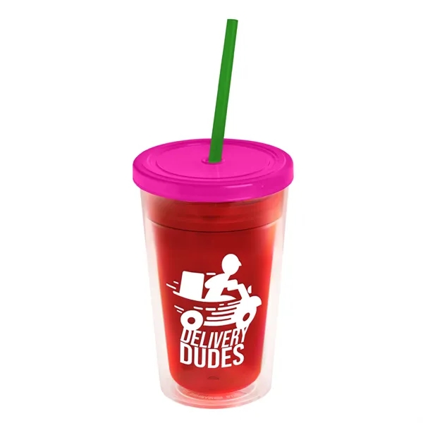 16 oz Double-Wall Insulated Transparent Tumblers... from ASI 40480 Koozie Group