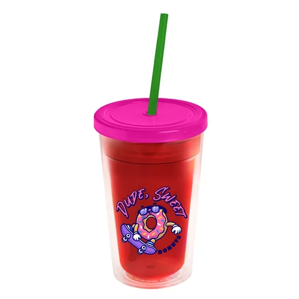16 oz Double-Wall Insulated Transparent Tumblers... from ASI 40480 Koozie Group