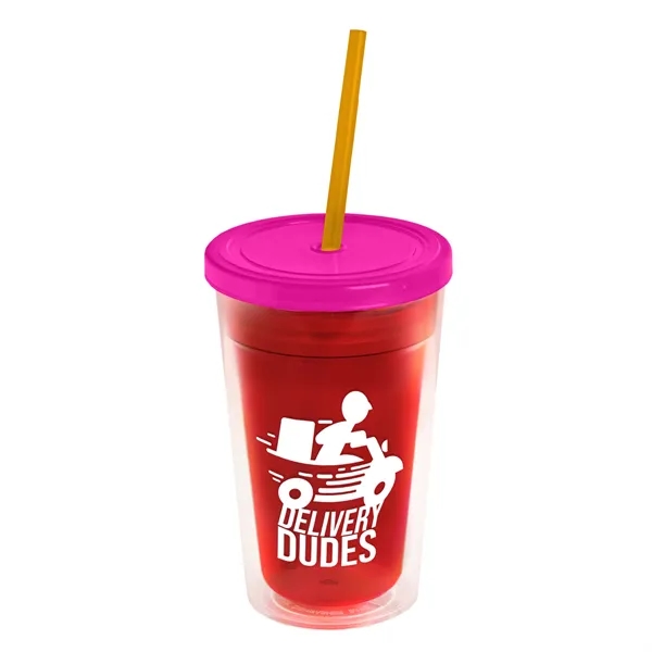 16 oz Double-Wall Insulated Transparent Tumblers... from ASI 40480 Koozie Group