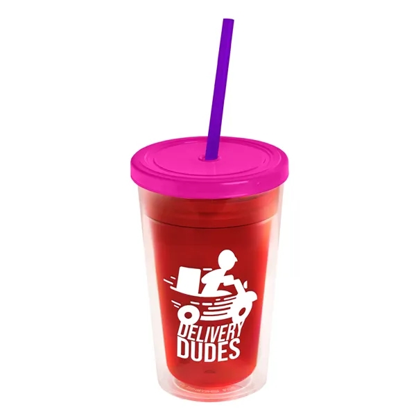16 oz Double-Wall Insulated Transparent Tumblers... from ASI 40480 Koozie Group
