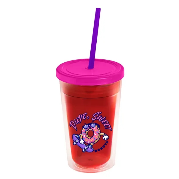16 oz Double-Wall Insulated Transparent Tumblers... from ASI 40480 Koozie Group