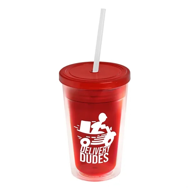 16 oz Double-Wall Insulated Transparent Tumblers... from ASI 40480 Koozie Group
