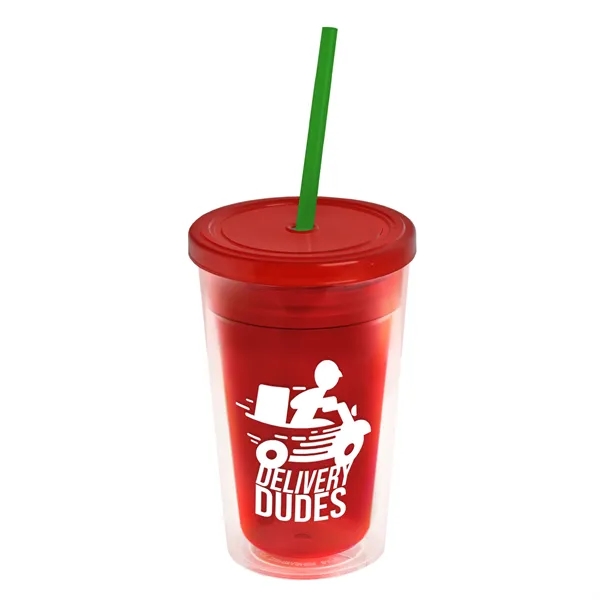 16 oz Double-Wall Insulated Transparent Tumblers... from ASI 40480 Koozie Group