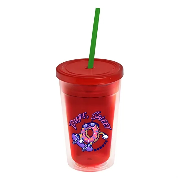 16 oz Double-Wall Insulated Transparent Tumblers... from ASI 40480 Koozie Group