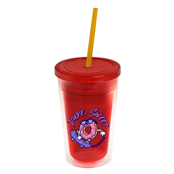 16 oz Double-Wall Insulated Transparent Tumblers... from ASI 40480 Koozie Group