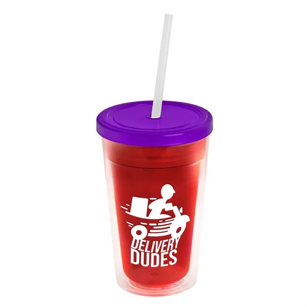 16 oz Double-Wall Insulated Transparent Tumblers... from ASI 40480 Koozie Group