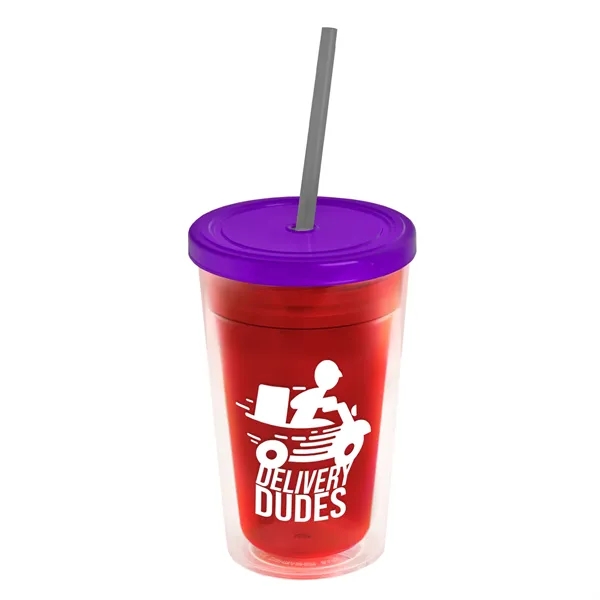 16 oz Double-Wall Insulated Transparent Tumblers... from ASI 40480 Koozie Group