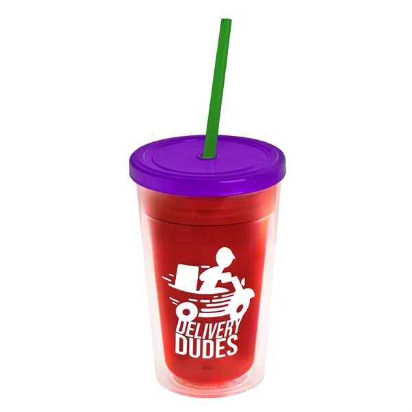 16 oz Double-Wall Insulated Transparent Tumblers... from ASI 40480 Koozie Group