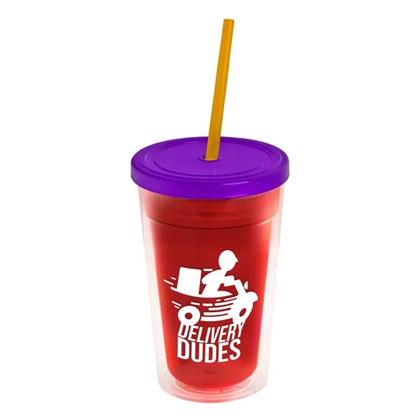 16 oz Double-Wall Insulated Transparent Tumblers... from ASI 40480 Koozie Group
