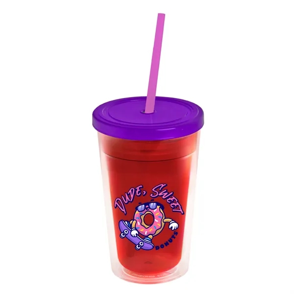 16 oz Double-Wall Insulated Transparent Tumblers... from ASI 40480 Koozie Group