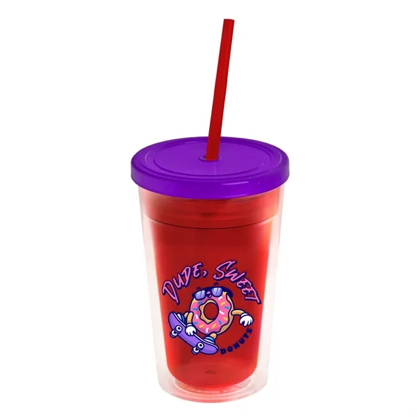 16 oz Double-Wall Insulated Transparent Tumblers... from ASI 40480 Koozie Group