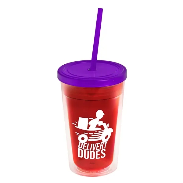 16 oz Double-Wall Insulated Transparent Tumblers... from ASI 40480 Koozie Group