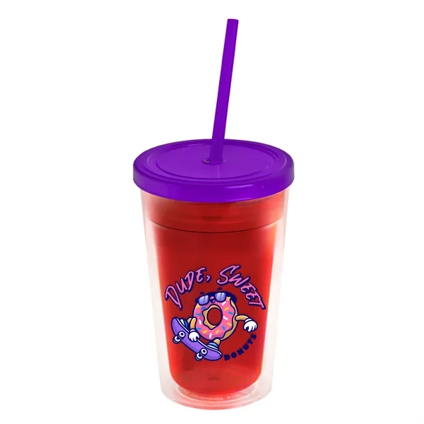 16 oz Double-Wall Insulated Transparent Tumblers... from ASI 40480 Koozie Group