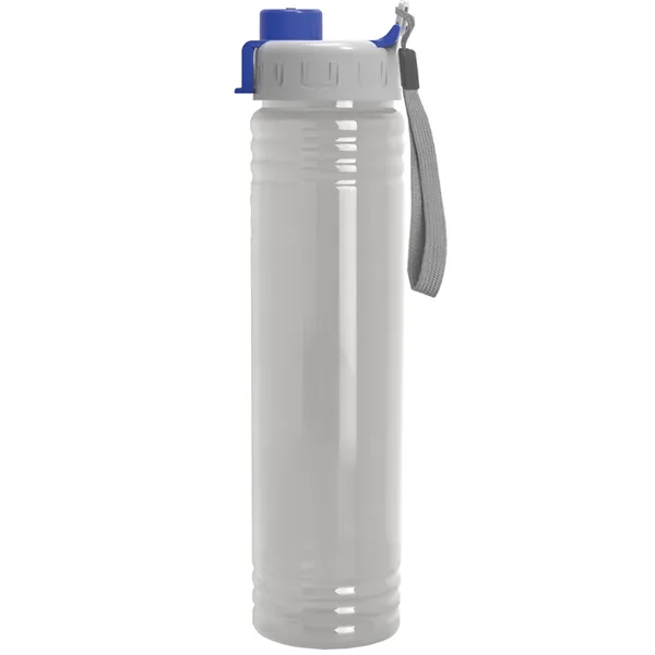 32 oz. Transparent Bottle with Quick Snap lid. Slim Cylinder Design... from ASI 40480 Koozie Group