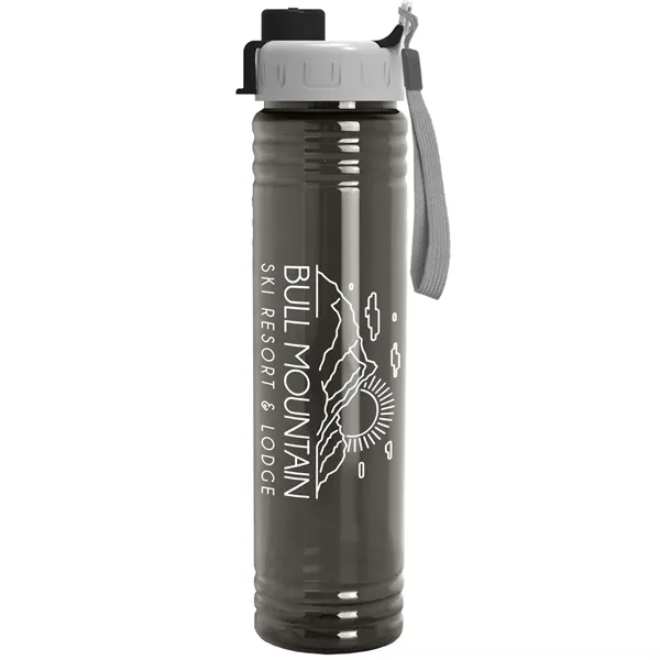 32 oz. Transparent Bottle with Quick Snap lid. Slim Cylinder Design... from ASI 40480 Koozie Group