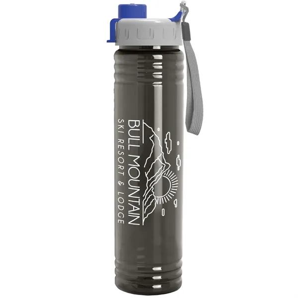 32 oz. Transparent Bottle with Quick Snap lid. Slim Cylinder Design... from ASI 40480 Koozie Group