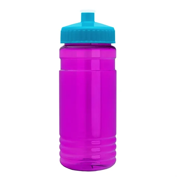 Transparent sports bottle, 2 oz. Straight-wall design with Push-Pull lid... from ASI 40480 Koozie Group
