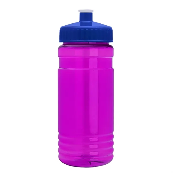 Transparent sports bottle, 2 oz. Straight-wall design with Push-Pull lid... from ASI 40480 Koozie Group