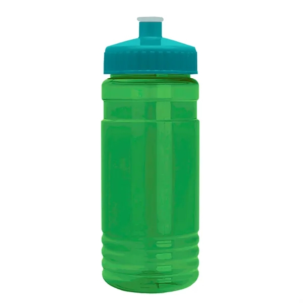 Transparent sports bottle, 2 oz. Straight-wall design with Push-Pull lid... from ASI 40480 Koozie Group