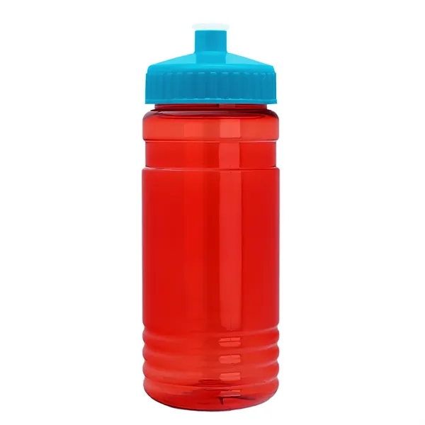 Transparent sports bottle, 2 oz. Straight-wall design with Push-Pull lid... from ASI 40480 Koozie Group