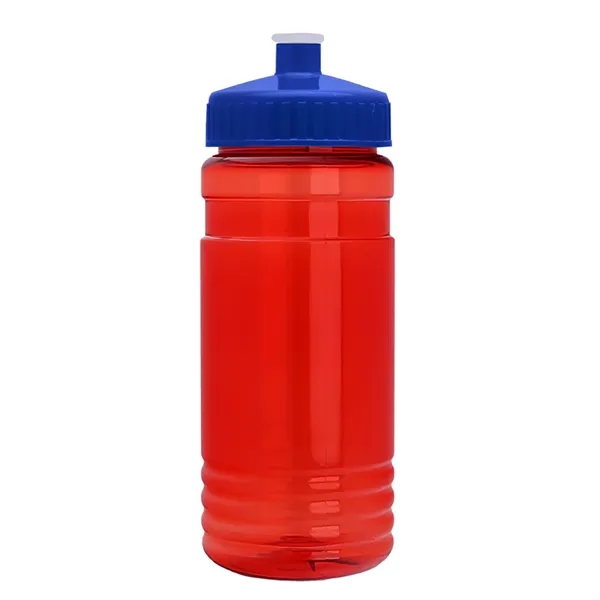 Transparent sports bottle, 2 oz. Straight-wall design with Push-Pull lid... from ASI 40480 Koozie Group
