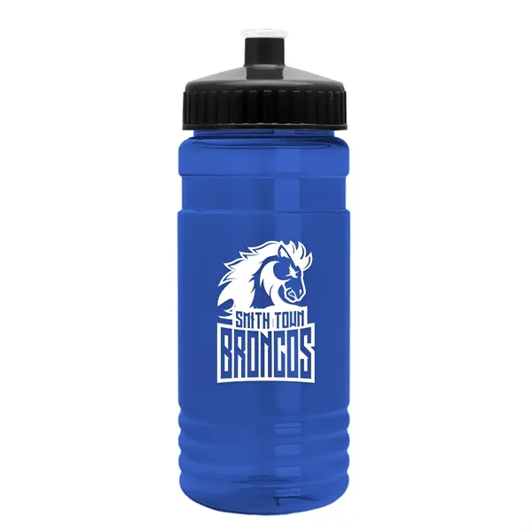 Transparent sports bottle, 2 oz. Straight-wall design with Push-Pull lid... from ASI 40480 Koozie Group