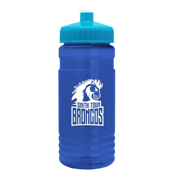 Transparent sports bottle, 2 oz. Straight-wall design with Push-Pull lid... from ASI 40480 Koozie Group