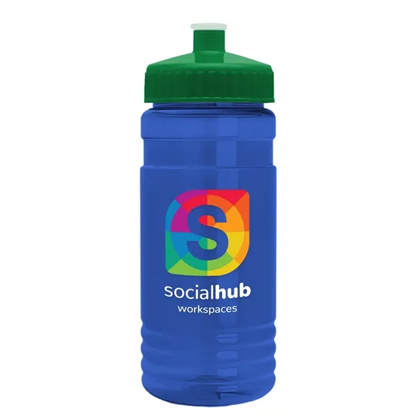 Transparent sports bottle, 2 oz. Straight-wall design with Push-Pull lid... from ASI 40480 Koozie Group