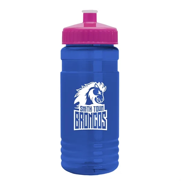 Transparent sports bottle, 2 oz. Straight-wall design with Push-Pull lid... from ASI 40480 Koozie Group