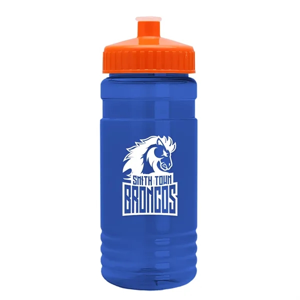 Transparent sports bottle, 2 oz. Straight-wall design with Push-Pull lid... from ASI 40480 Koozie Group