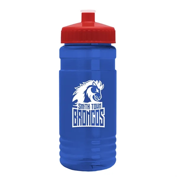 Transparent sports bottle, 2 oz. Straight-wall design with Push-Pull lid... from ASI 40480 Koozie Group