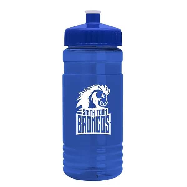 Transparent sports bottle, 2 oz. Straight-wall design with Push-Pull lid... from ASI 40480 Koozie Group