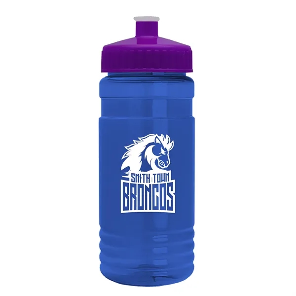 Transparent sports bottle, 2 oz. Straight-wall design with Push-Pull lid... from ASI 40480 Koozie Group