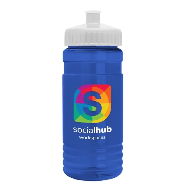 Transparent sports bottle, 2 oz. Straight-wall design with Push-Pull lid... from ASI 40480 Koozie Group