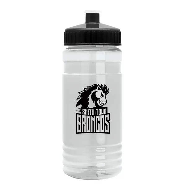 Transparent sports bottle, 2 oz. Straight-wall design with Push-Pull lid... from ASI 40480 Koozie Group