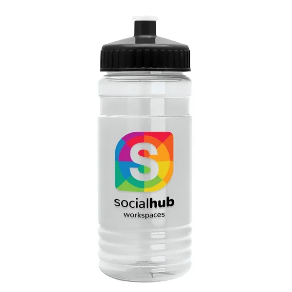 Transparent sports bottle, 2 oz. Straight-wall design with Push-Pull lid... from ASI 40480 Koozie Group