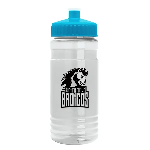 Transparent sports bottle, 2 oz. Straight-wall design with Push-Pull lid... from ASI 40480 Koozie Group