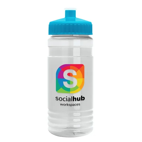 Transparent sports bottle, 2 oz. Straight-wall design with Push-Pull lid... from ASI 40480 Koozie Group