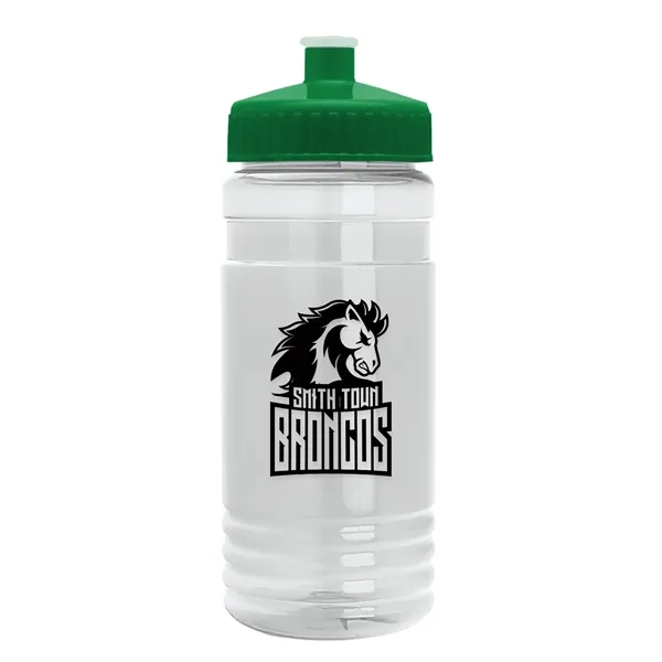 Transparent sports bottle, 2 oz. Straight-wall design with Push-Pull lid... from ASI 40480 Koozie Group