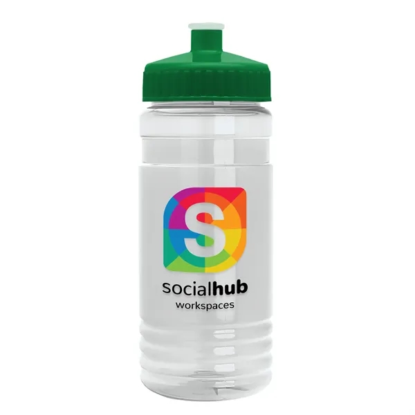 Transparent sports bottle, 2 oz. Straight-wall design with Push-Pull lid... from ASI 40480 Koozie Group