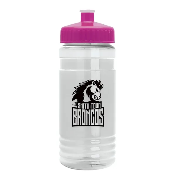 Transparent sports bottle, 2 oz. Straight-wall design with Push-Pull lid... from ASI 40480 Koozie Group