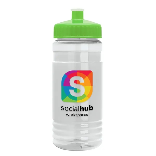 Transparent sports bottle, 2 oz. Straight-wall design with Push-Pull lid... from ASI 40480 Koozie Group