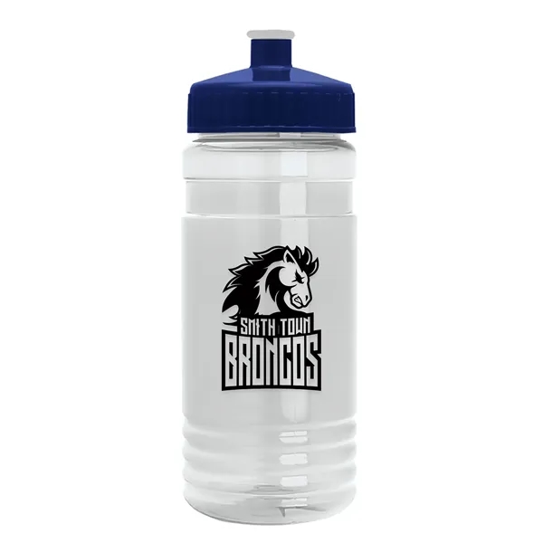 Transparent sports bottle, 2 oz. Straight-wall design with Push-Pull lid... from ASI 40480 Koozie Group